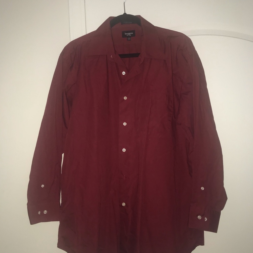Haggar Red Dress Shirt